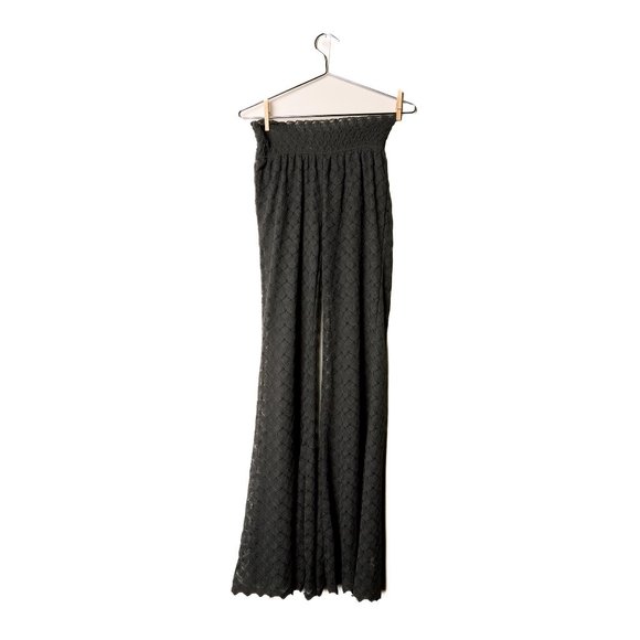 Free People Wide Leg Lace Pants - Picture 1 of 4